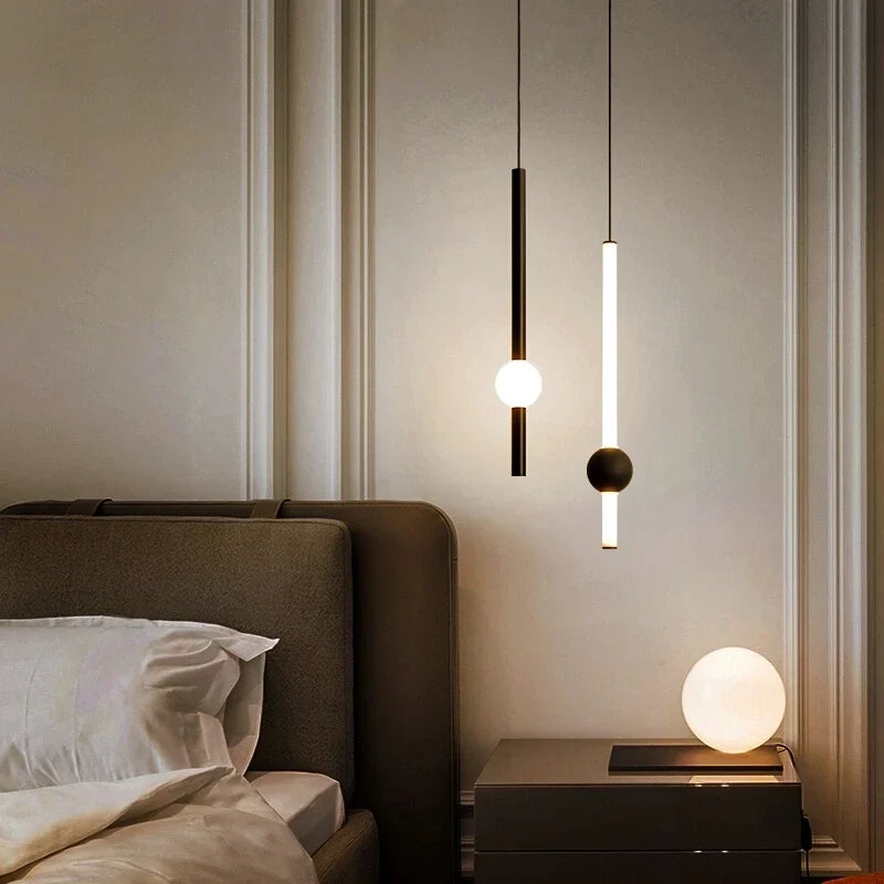 suspension moderne suspension led luminaire décoratif d'intérieur - vue 3 sur 12