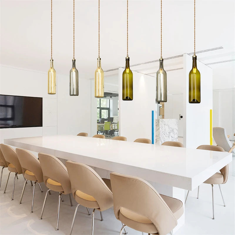 suspension moderne en laiton et verre pour décoration intérieure - vue 10 sur 12