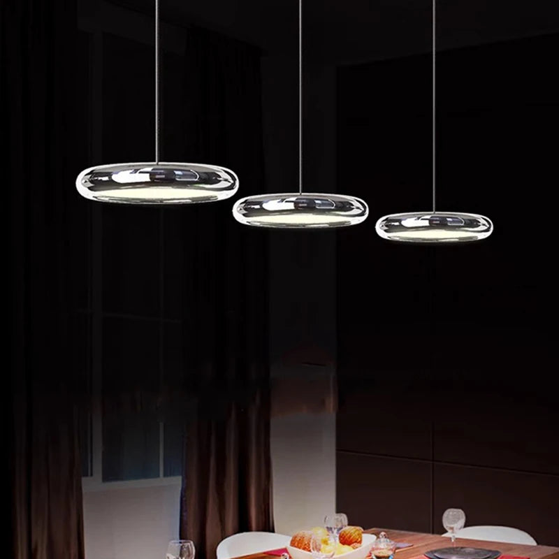 Suspension led décoratif éclairage intérieur moderne - vue 7 sur 9