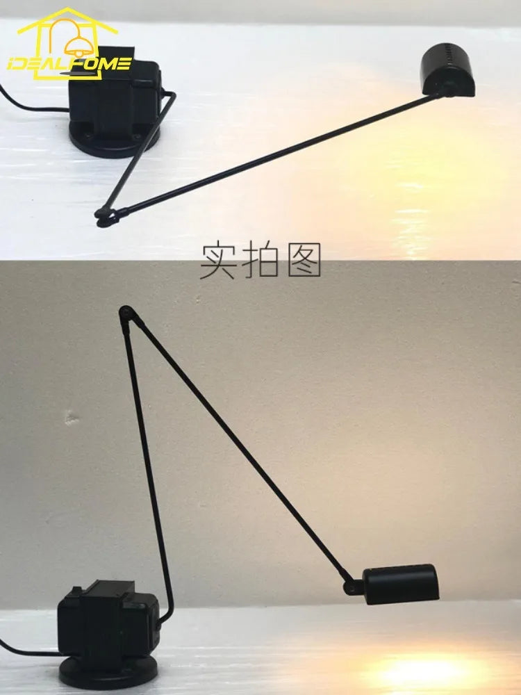 lampadaire à moteur à intensité variable design italien avec bras pivotant - vue 6 sur 16