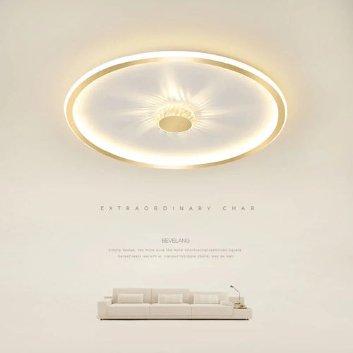 Moderne LED-Deckenleuchte für dekoratives Wohnambiente - vue 2 sur 12