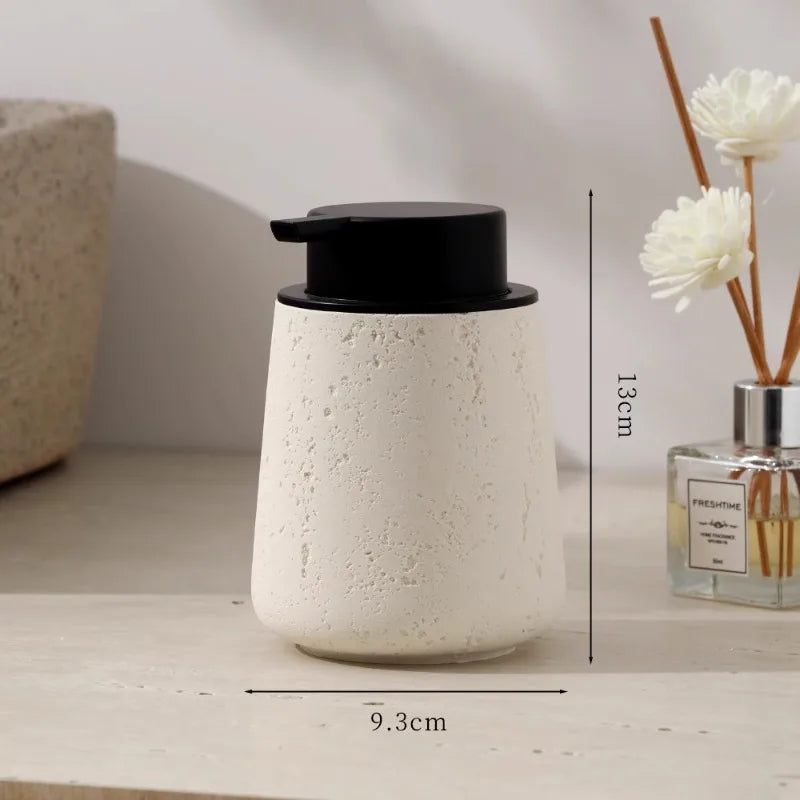 bouteille de désinfectant en marbre wabi-sabi pour maison décoration pratique - vue 7 sur 8