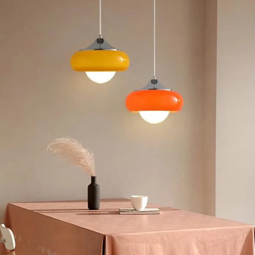 Bauhaus-Pendelleuchte Retro Glas Design für den Innenbereich