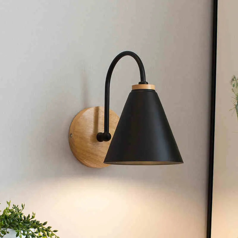 Applique murale nordique bois macaron - vue 7 sur 7