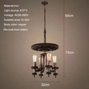 Suspension artistique en fer de Style industriel Vintage