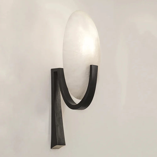Nordische Wandleuchte aus Kupfer und Marmor Luxus - vue 2 sur 8