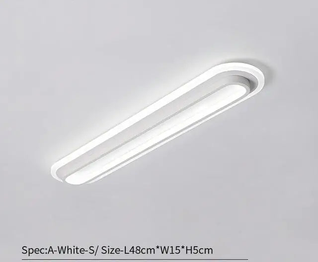 plafonnier moderne à bande led pour éclairage intérieur - vue 10 sur 12