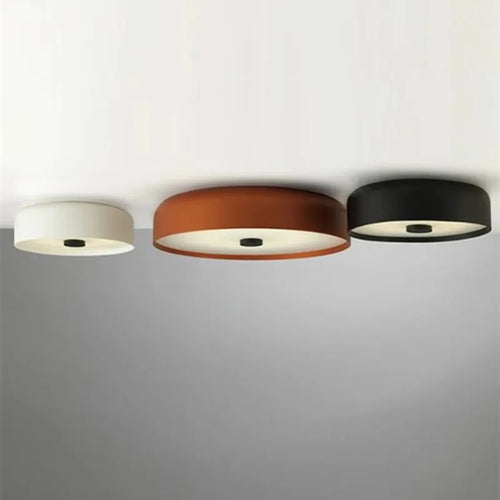 LED-Deckenleuchte nordisch Orange/Schwarz/Weiß - vue 4 sur 9