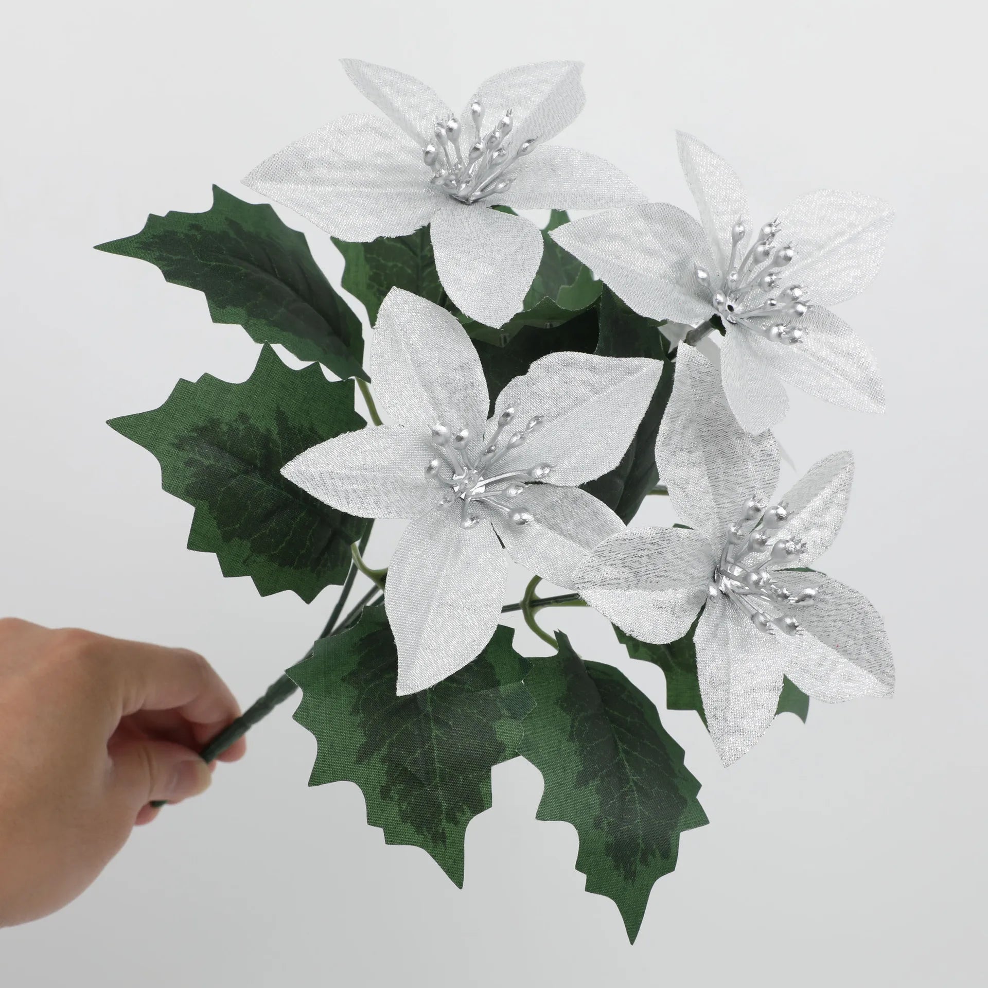 bouquet de fleurs artificielles pour Noël et mariage 2025 - vue 11 sur 10