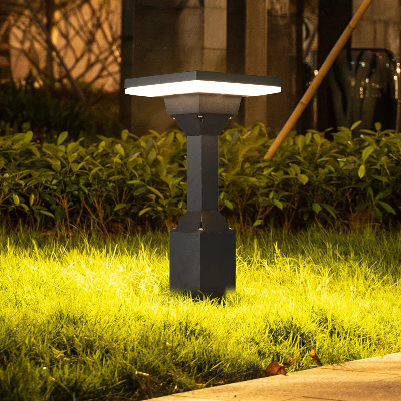 lampe borne led pour éclairage extérieur paysage - vue 7 sur 8