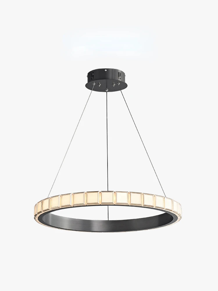 suspension minimaliste en aluminium et acrylique design moderne élégante - vue 10 sur 9