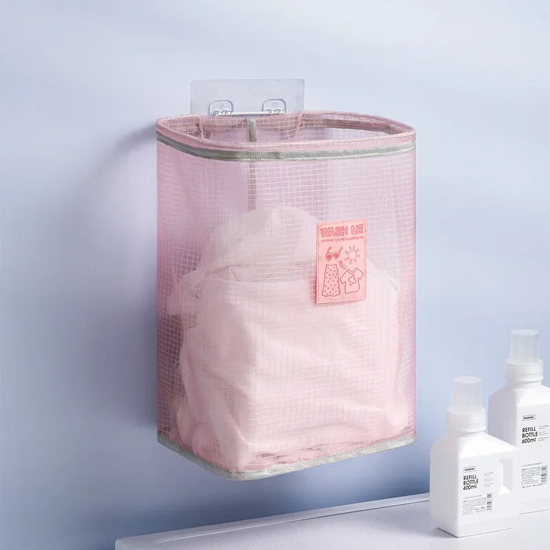panier à linge mural pliable pour vêtements et jouets - vue 4 sur 9