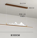 Chinesischer Kronleuchter für Restaurant und Büro mit Bergmotiv