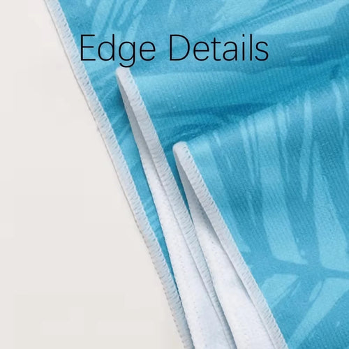 serviette de plage microfibre imprimé séchage rapide voyage - vue 3 sur 6