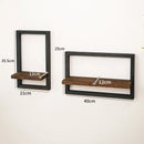 Black Wood Shelves for Wall Storage Hanging Floating Wall Shelves Rustic Farmhouse Decor, Bedroom Bathroom Living Room Kitchen