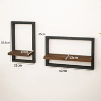 Black Wood Shelves for Wall Storage Hanging Floating Wall Shelves Rustic Farmhouse Decor, Bedroom Bathroom Living Room Kitchen