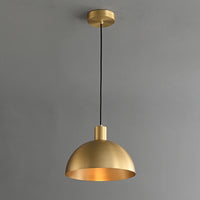 Suspension dorée moderne pour style ferme extérieur