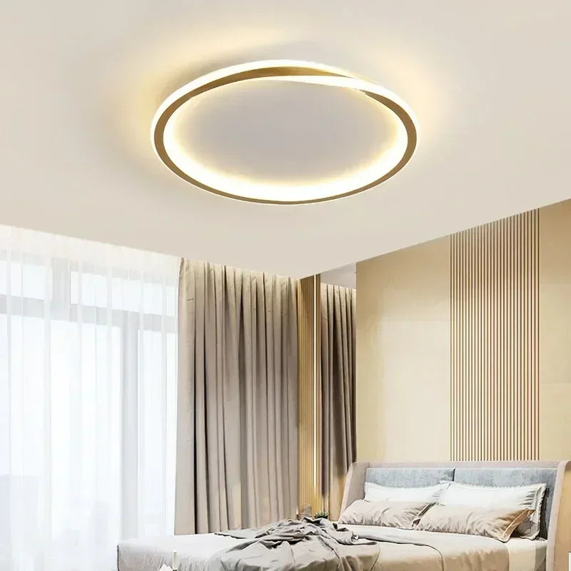 plafonnier moderne à leds pour décoration intérieure élégante - vue 5 sur 18