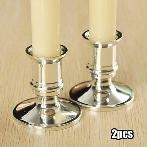 lot de 2 bougeoirs coniques pour décoration mariage et fêtes