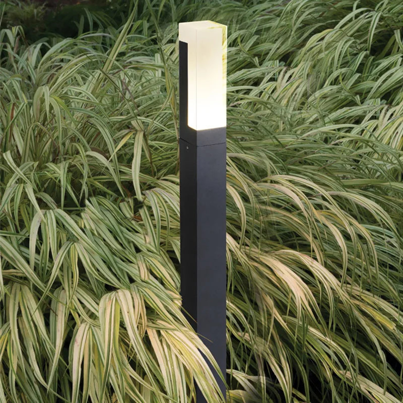 Extérieur étanche IP65 10 W LED nouvelle colonne en aluminium chemin de jardin carré paysage AC85-265 colonne lumineuse - vue 4 sur 14