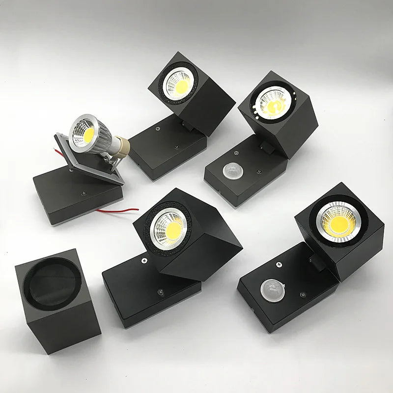 applique murale led pliable étanche pour extérieur décoratif - vue 7 sur 9