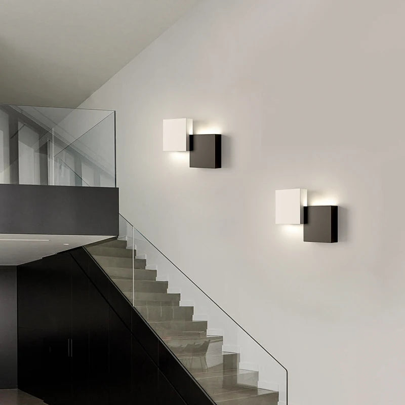 Applique murale de chevet de chambre à coucher minimaliste moderne - vue 5 sur 9