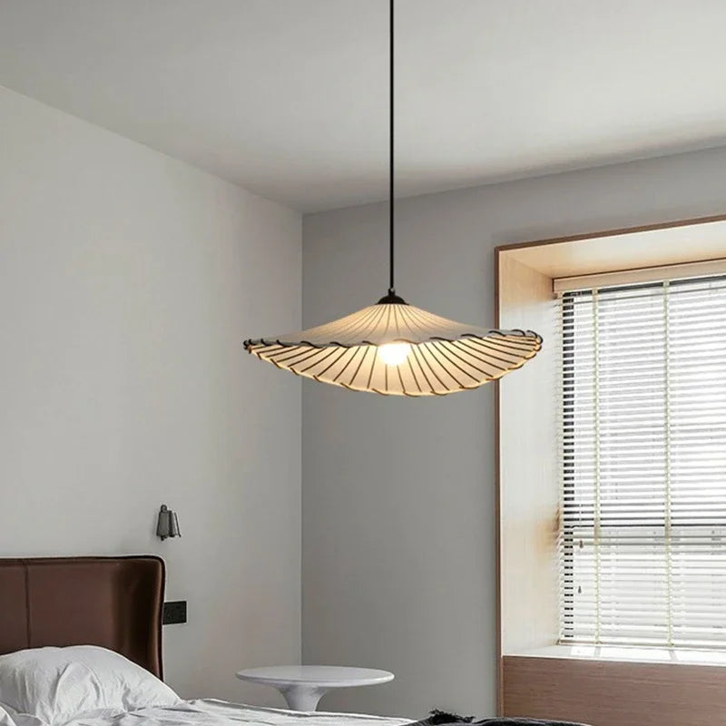 suspension nordique en tissu avec chapeau de paille pour décoration intérieure - vue 4 sur 14