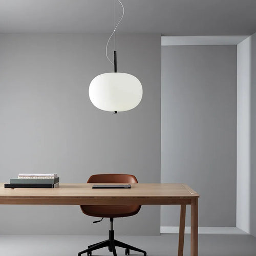 Design-Pendelleuchte aus Glas für ein modernes und elegantes Interieur - vue 4 sur 12