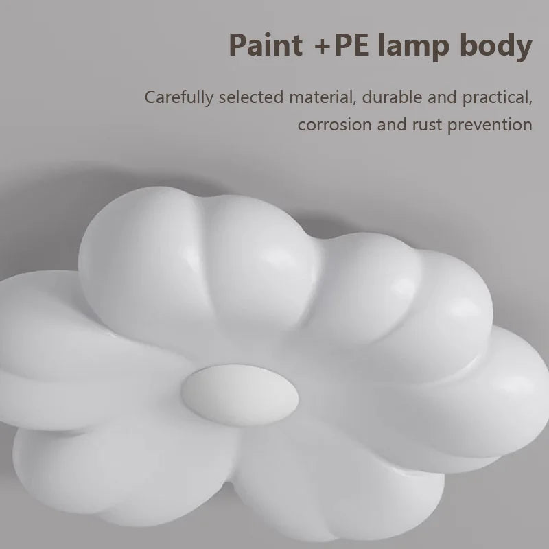 plafonnier moderne led forme de fleur pour décoration intérieure intelligente - vue 6 sur 8