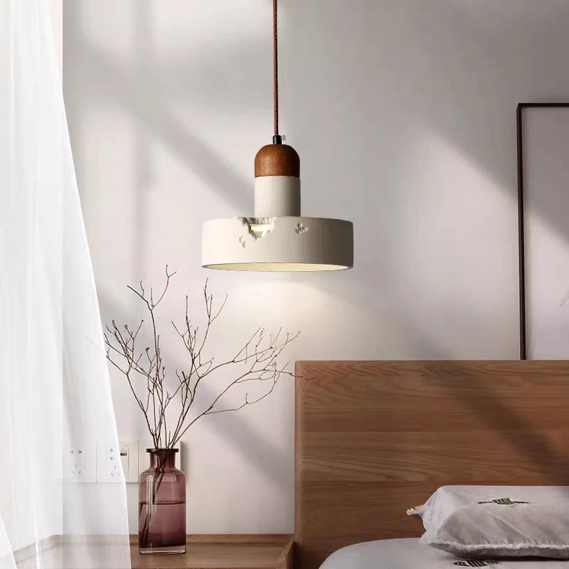 Suspension en ciment de chevet design - vue 4 sur 8