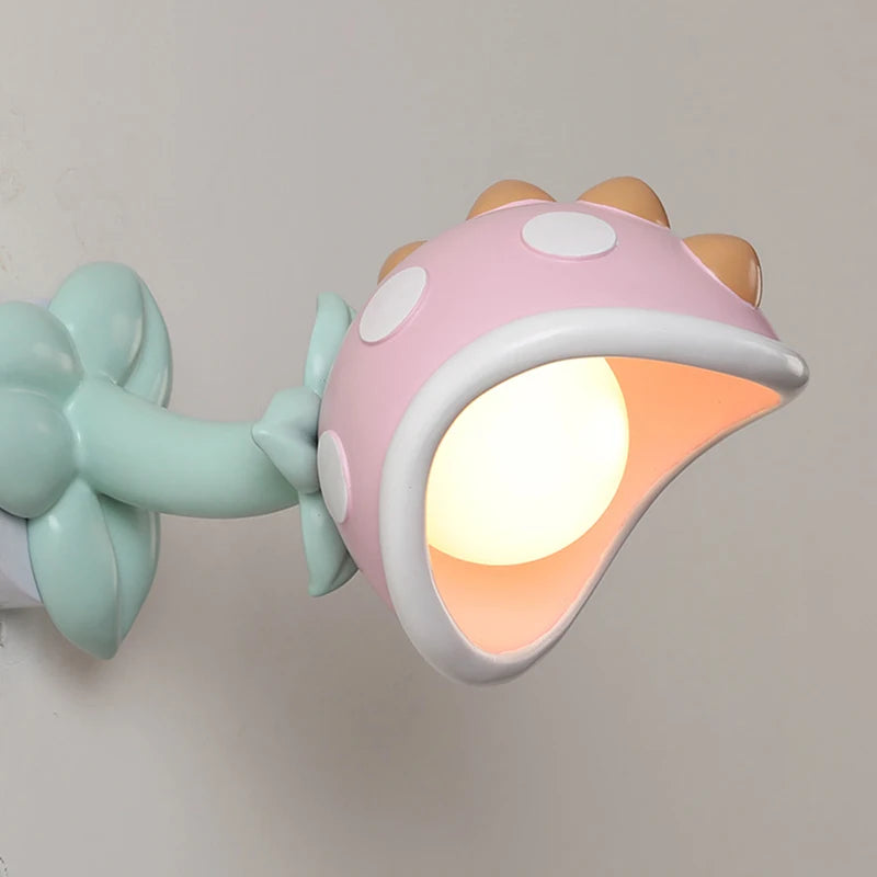Kinder-Wandleuchte aus Resin mit LED-Licht - vue 5 sur 6