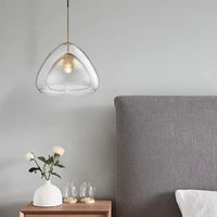 Nordische Design-Pendelleuchte aus Glas für moderne Inneneinrichtung