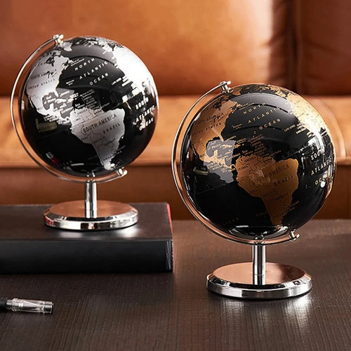 carte rétro du globe terrestre pour décoration éducative - vue 5 sur 9