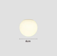 Minimalistische LED-Wandleuchte aus Glas für den Innenbereich