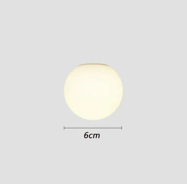 Minimalistische LED-Wandleuchte aus Glas für den Innenbereich