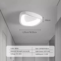 Plafonnier LED nordique pour salon