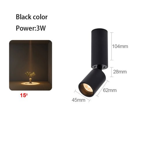 spot led à angle réglable pour un éclairage d'ambiance optimal - vue 12 sur 19