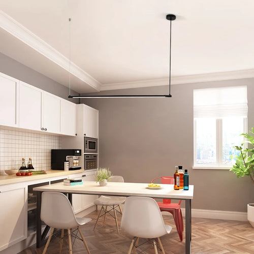 LED-Pendelleuchte nordisches Design minimalistisch Aluminium - vue 6 sur 11