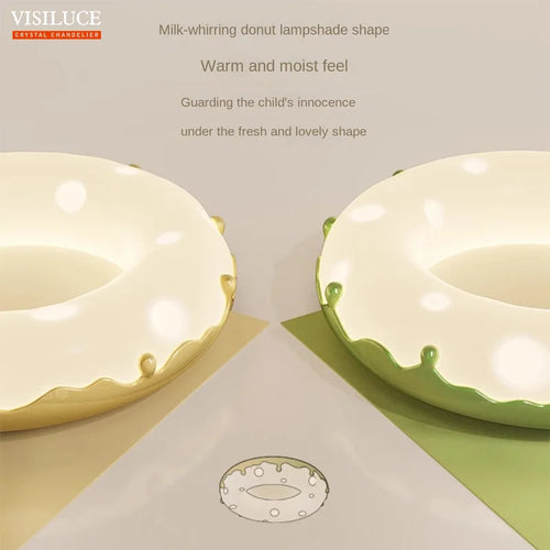 LED-Deckenleuchte Design Minimalistisch Dekorative Donut-Form - vue 6 sur 14