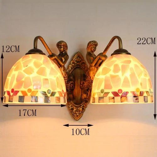Dekorative Boho-Retro-Wandleuchten handgefertigt - vue 13 sur 13