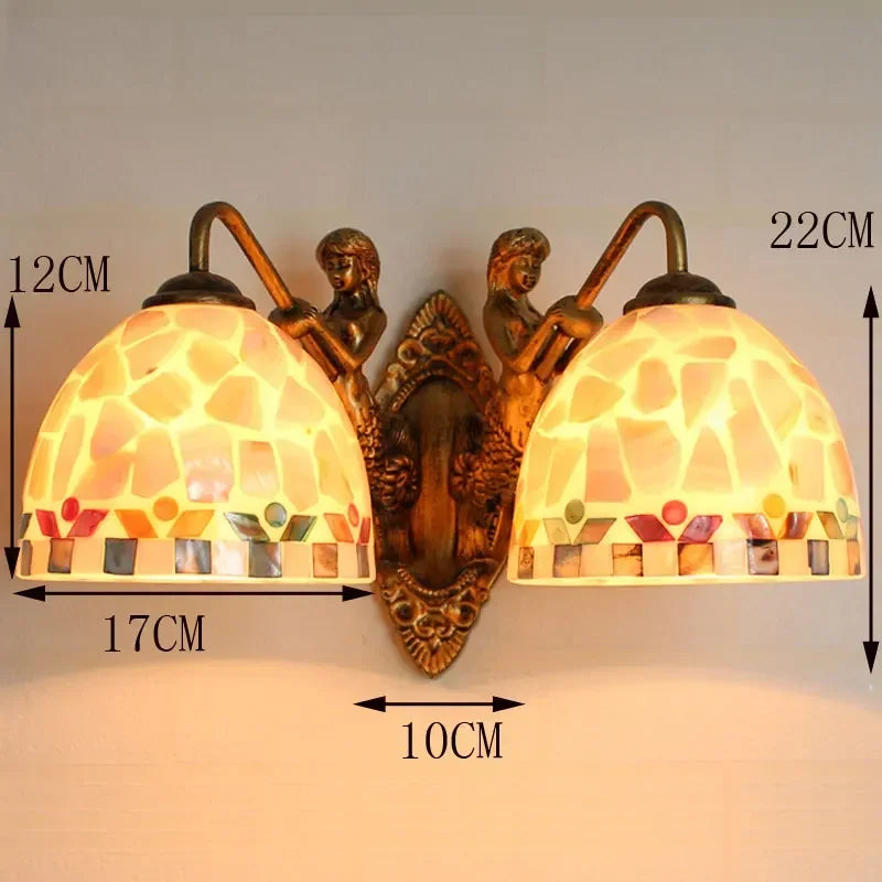 Dekorative Boho-Retro-Wandleuchten handgefertigt - vue 12 sur 13
