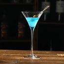 Ensemble 4 verres martini elegants en verre 130ml