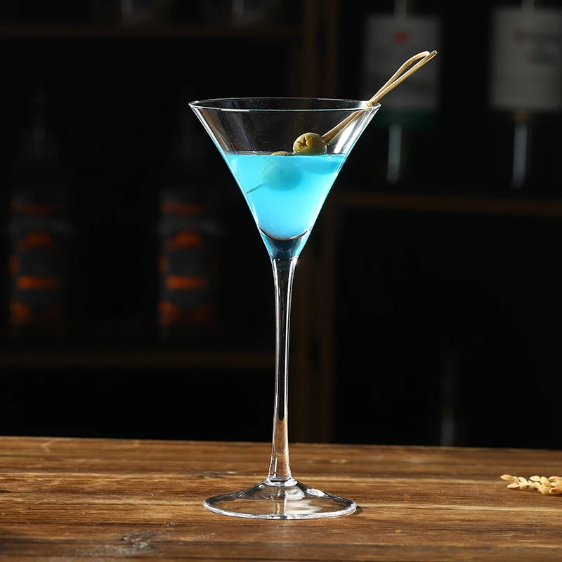 Ensemble 4 verres martini elegants en verre 130ml - vue 3 sur 6