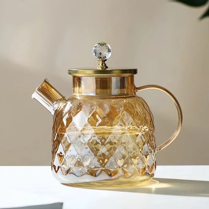 Carafe verre borosilicate grande capacité résistante chaleur - vue 6 sur 7