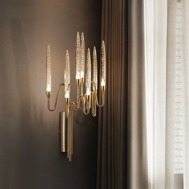 applique murale en cristal design bauhaus luxe pour intérieur moderne - vue 6 sur 7