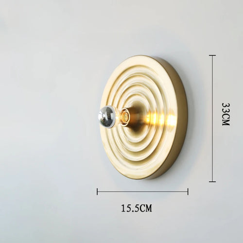 LED-Wandleuchte Bauhaus UFO Galvanoplastik Dekoration - vue 14 sur 14