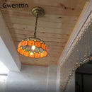 Pendelleuchte aus Buntglas im Tiffany-Stil für Ihre Inneneinrichtung