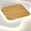 Moderne skandinavische LED-Deckenleuchte rund weiß