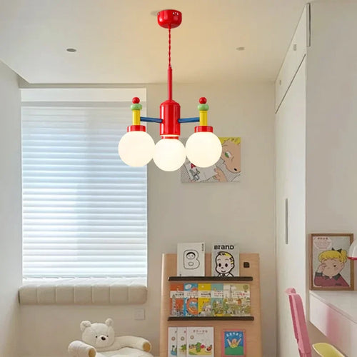 lustre led macaron pour enfants décoration intérieure et luminaires d'étude - vue 4 sur 10