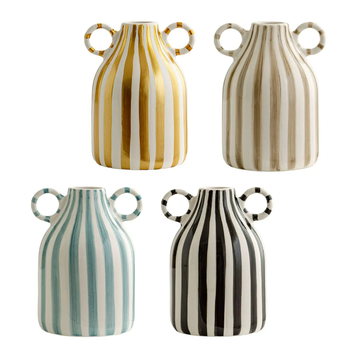 Decorative Flower Vase, Nordic Boho Vase, Small Vase, Home Decor, Porcelain - vue 3 sur 10